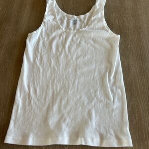 Brandy Melville White Rib Tank Top